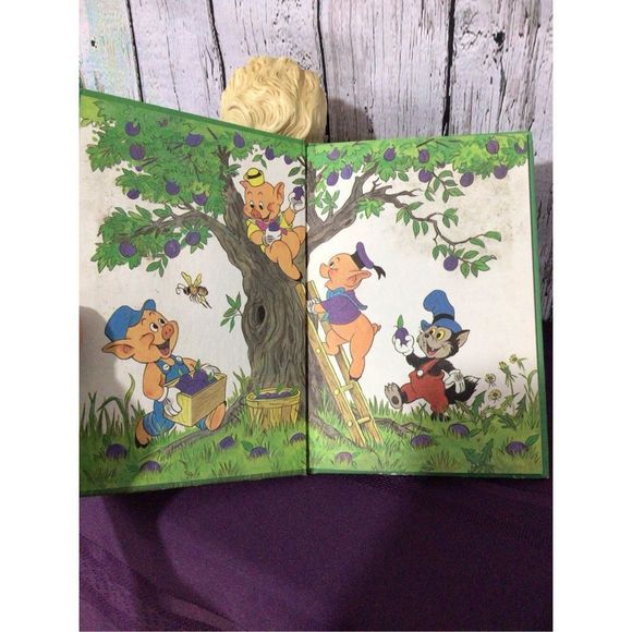 1984 Walt Disney’s Li’l Wolf and the Three Wishes Hardback - Picture 9 of 11